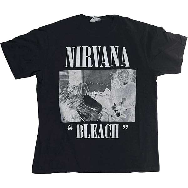 Amazon.com: Nirvana Incesticide Album T-Shirt, Tan, Small